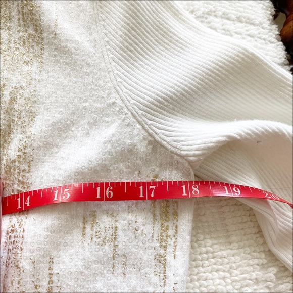 CACHE Cardigan With Gold Embellishments Size Medium - Picture 7 of 9